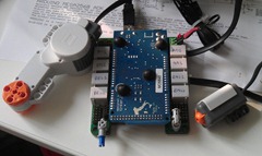 ArduinoMega + NXShield-M setup